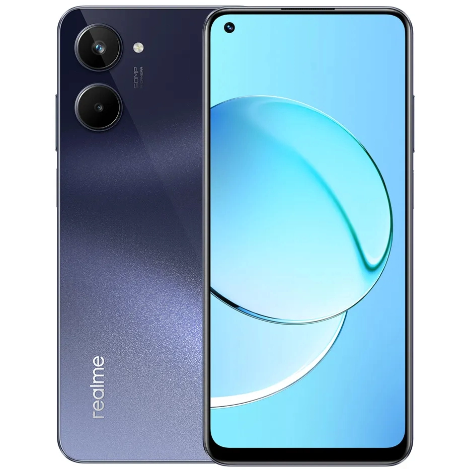 Realme-10-4G-Black.webp Realme 10 4G (256GB/8GB; 50MP Dual Camera; 5000mAh) - Image 1