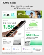 Infinix Note Edge 5G (256GB/8GB; 50MP Pro Camera; 6500mAh) - Image 2